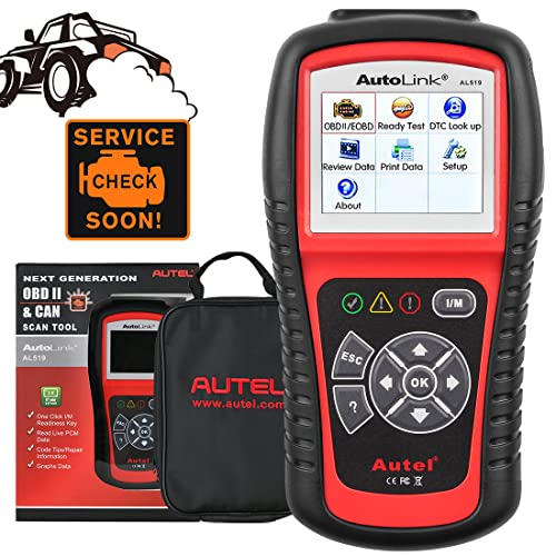 Autel AutoLink AL519 OBD2 Scanner Enhanced Mode 6 Check Engine Code Reader, Universal Car Diagnostic Tool, DTC Lookup, Upgraded Ver. of AL319
