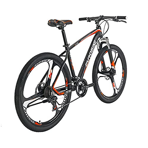 SD X5 27.5 Inch Adult Mountain Bike Aluminum Frame Bicycle for Man (Mag Wheel Orange)