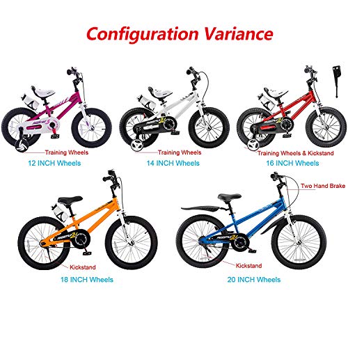 RoyalBaby Kids Bike Boys Girls Freestyle BMX Bicycle With Kickstand Gifts for Children Bikes 20 Inch Green