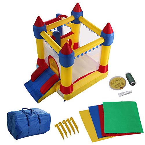 TOBBI Inflatable Bounce House Jumper for Kids,Bouncer Jumping Castle with Slide for Children 3-10,Outdoor and Indoor