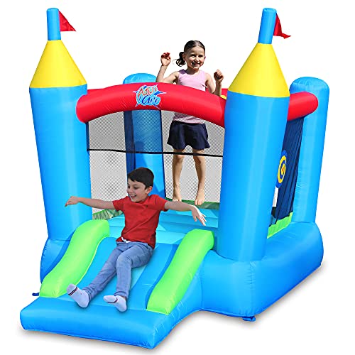Action air Bounce House, Inflatable Bounce House with Blower for Indoor & Outdoor, Bouncy Castle with Slide, Durable Sewn and Extra Thick, Ideal Thanksgiving for Kids (9446)