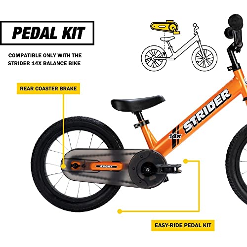 Strider - Easy-Ride Pedal Conversion Kit for 14x Sport, from Balance Bike to Pedal Bike