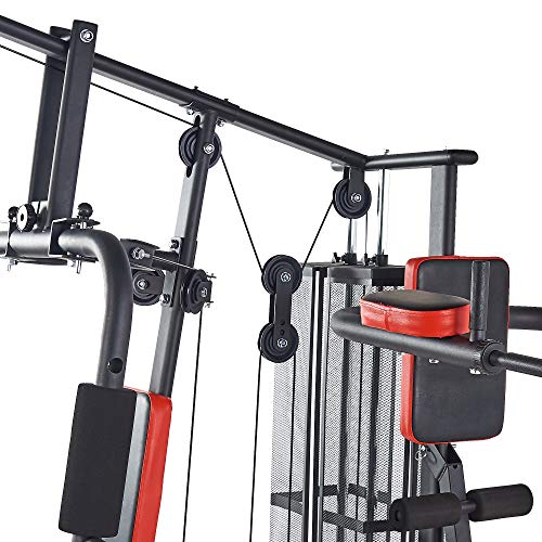 BalanceFrom-Home-Gym-System Workout-Station with 380LB of Resistance, 145LB-Weight Stack, Comes with Installation Instruction-Video