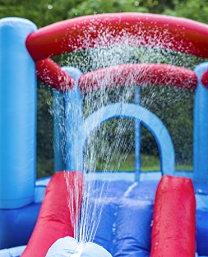 GALVANOX Kangaroo Kastle Inflatable Water Slide and Bounce House with Blower and Water Gun/Splash Pool for Kids