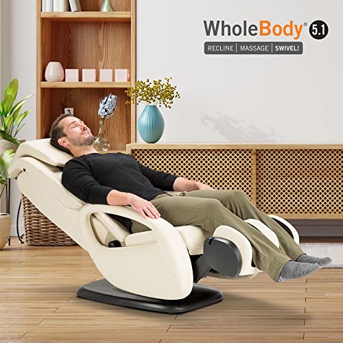 Human Touch WholeBody 5.1 Massage Chair - Swivel Base, Targeted Techniques - Relaxing Sensitive Technology - Fully Assembled