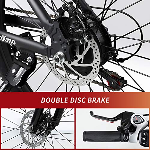 Electric Bike,Electric Mountain Bike for Adult,26''Electric Bicycle with 250W Motor, 36V 10Ah Battery,Professional 21 Speed Gears Disc Brakes Aluminum E-Bike