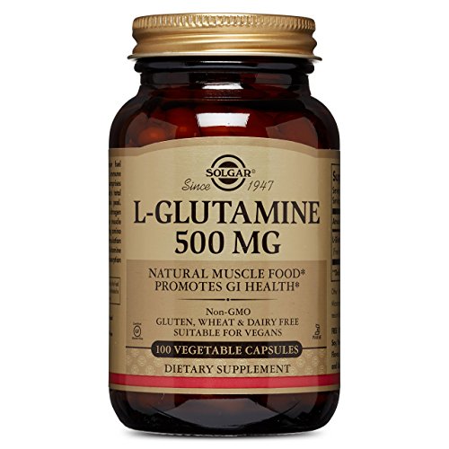 Solgar – L-Glutamine 500 mg, 100 Vegetable Capsules
