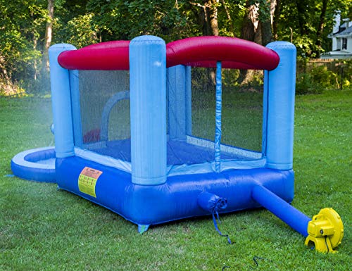 GALVANOX Kangaroo Kastle Inflatable Water Slide and Bounce House with Blower and Water Gun/Splash Pool for Kids