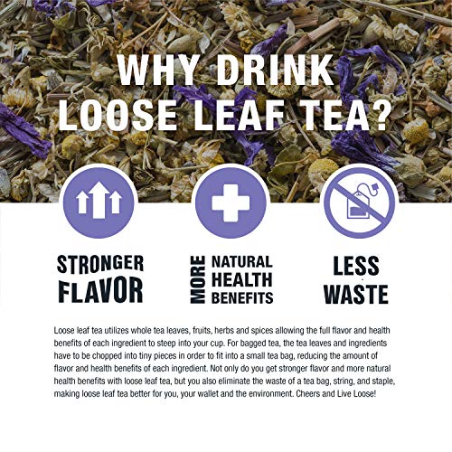 Tiesta Tea - Nutty Almond Cream, Loose Leaf Cinnamon Almond Herbal Tea, Non-Caffeine, Hot & Iced Tea, 6.2 oz Tin - 50 Cups, Natural Flavored, No Artificals, Herbal Tea Loose Leaf