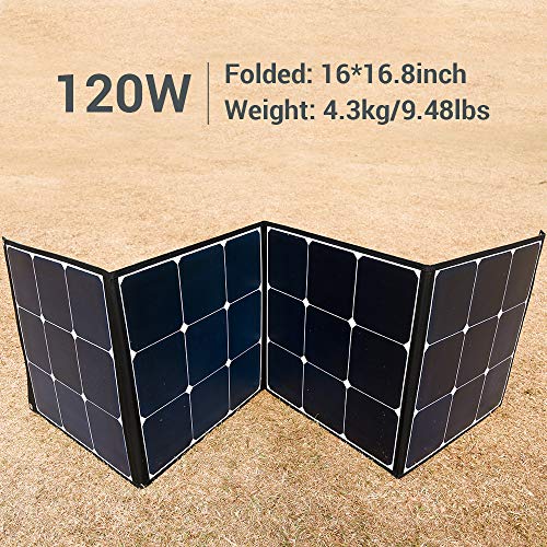 BLUETTI 2400wh Solar Generator,EB240 Potable Power Station with 2pcs SP120 200W Foldable Solar Panels Included,2 1000W AC Outlets Lithium Backup Battery for Outdoor Van Camping Home use Emergency