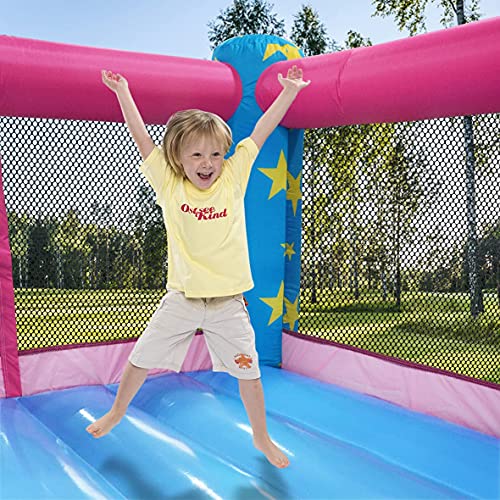 GOOSH Kid's Playhouse, Inflatable Bounce House with Blower and Slide, Bouncy House for Kids Outdoor, Sport and Outdoor play, Durable Sewn Heavy Duty Material Kids’ Sky Castle