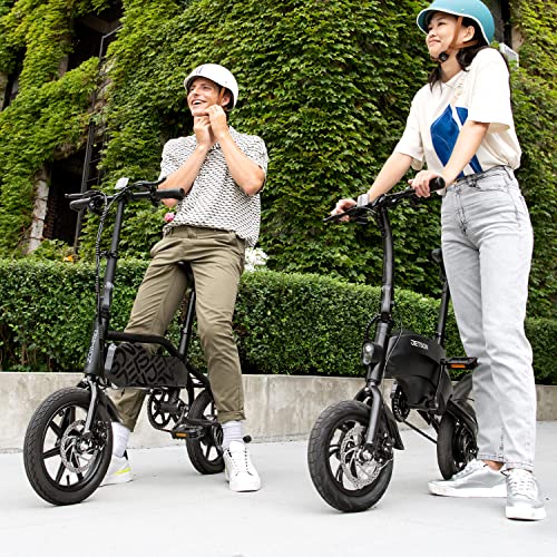 Jetson J5 Electric Bike | Top Speed of 15 mph | Maximum Range of 15 Miles with Twist Throttle | Maximum Range of 30 Miles with Pedal Assist | 350 Watt Motor| Recommended for Ages 12+ , Black, One Size